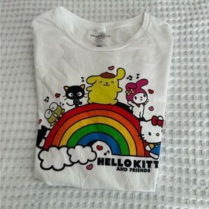 Hello Kitty & Friends Rainbow White Tee